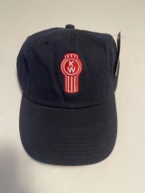 Kenworth The World's Best Embroidered Logo Black Baseball Cap